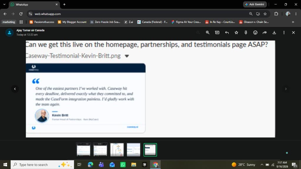 Kevin Britt testimonial — Former Head of Partnerships at AffiniPay (MyCase)